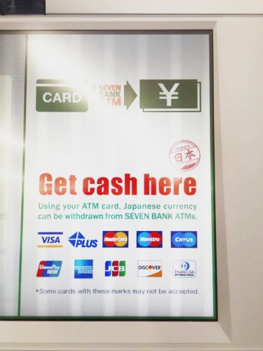 Cajero automático del 7-Eleven en Japón