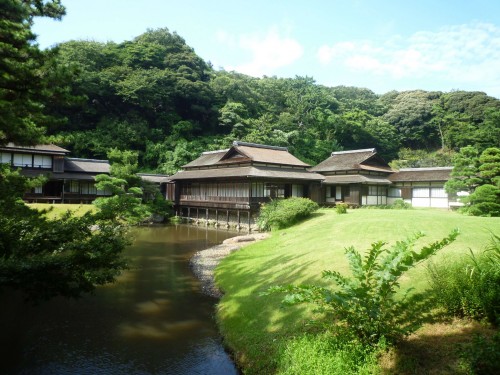 Residencia Hara en los jardines Sankeien de Yokohama