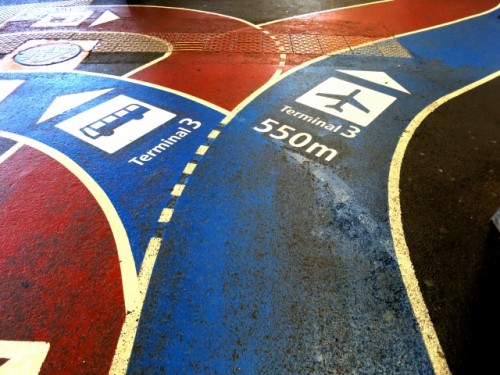 Medios de transporte en el Aeropuerto de Narita.