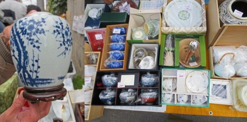 Mercadillo de segunda mano en Japón.