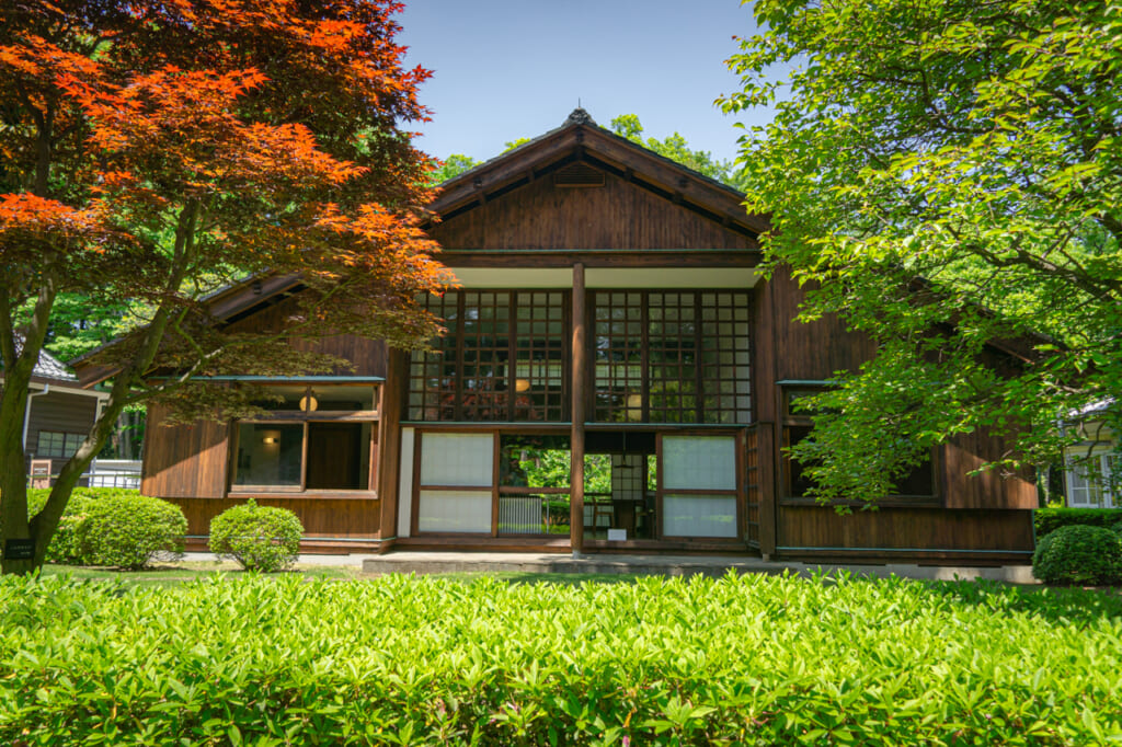 Una de las casas modernas del Museo de Arquitectura al Aire Libre de Edo-Tokio