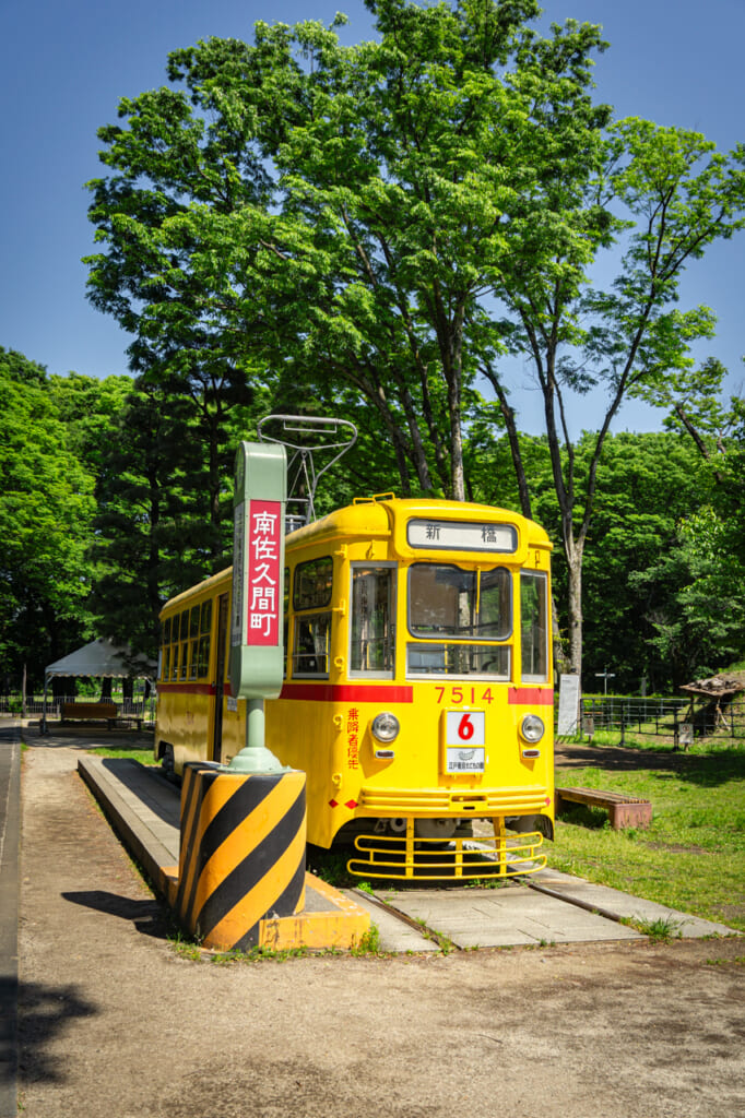 Un antiguo autobús japonés