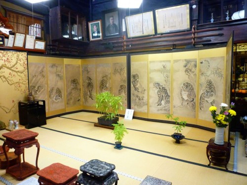 Biombos de Kokonoe-en, Murakami.