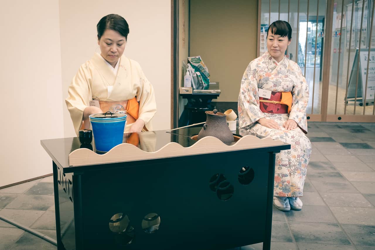 Ceremonia del té, Osaka, Japón.