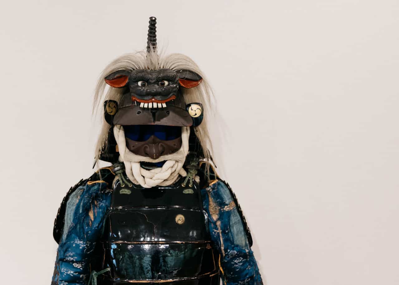 Una armadura samurái en Kakunodate, prefectura de Akita