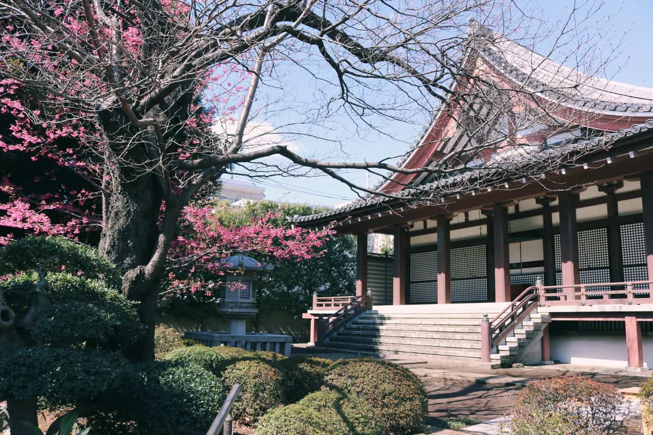 El templo en Koenji, Tokio