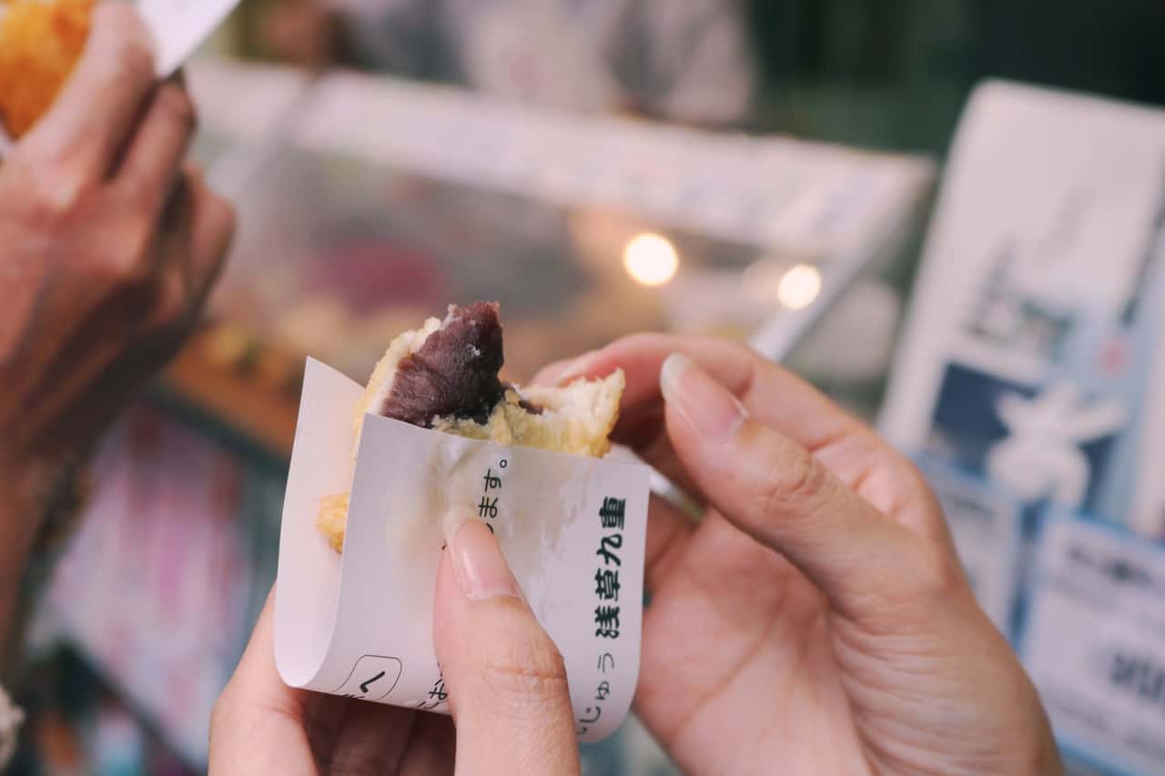 El agemanju de Asakusa