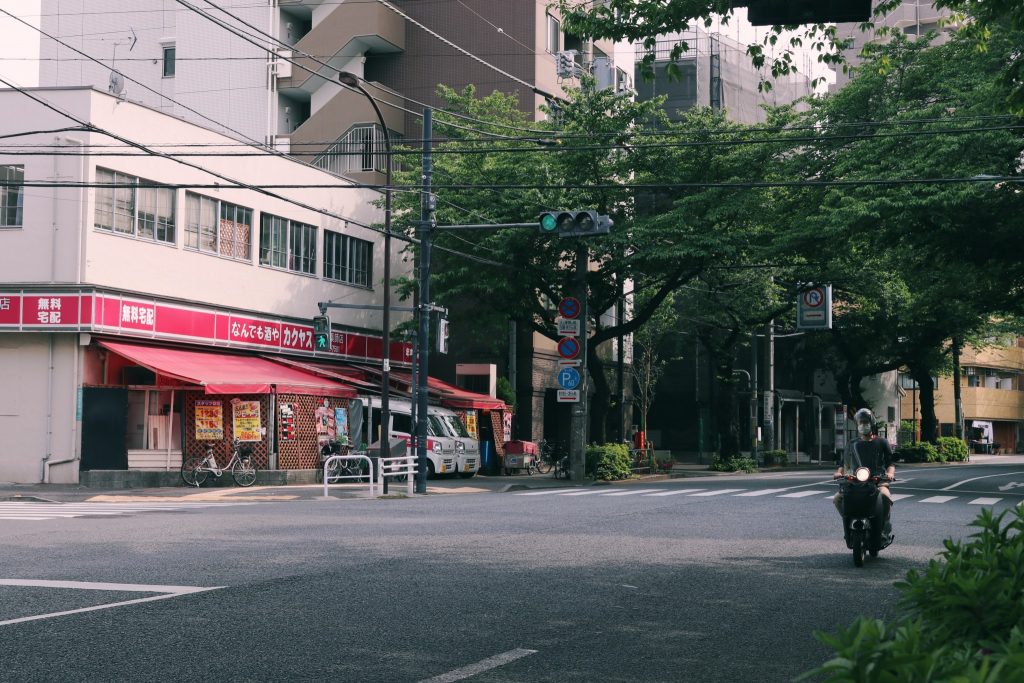 La calle principal del barrio de Nakano