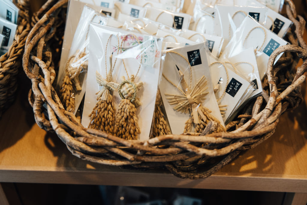 Recuerdos que puedes comprar en el Centro de información turistica de la ciudad de Iiyama en Nagano