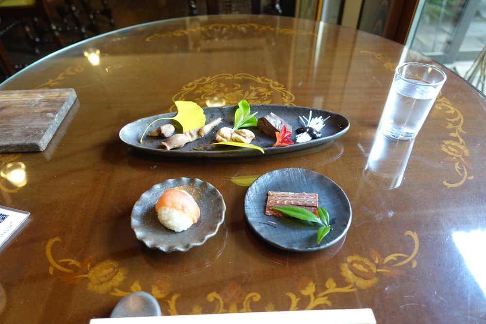 Comida en Murakami, Niigata, Japón