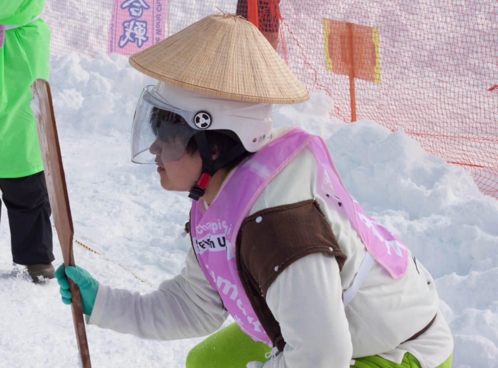Pelea internacional de bolas de nieve de Koide en Niigata, Japón
