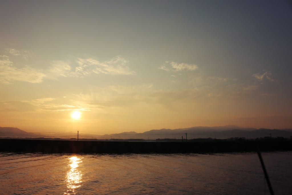 Amanecer en Izumi, Kagoshima