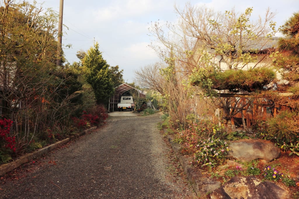 La casa Yuyuan, Izumi, Kagoshima, Japón