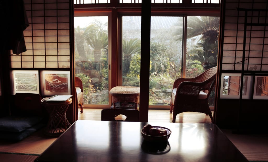 La casa Yuyuan, Izumi, Kagoshima, Japón