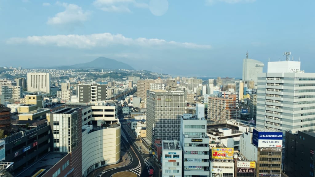 Vistas desde El hotel JR Kyushu Blossom 