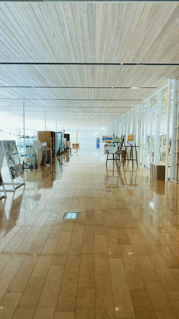 Zona del museo moderno de Oita