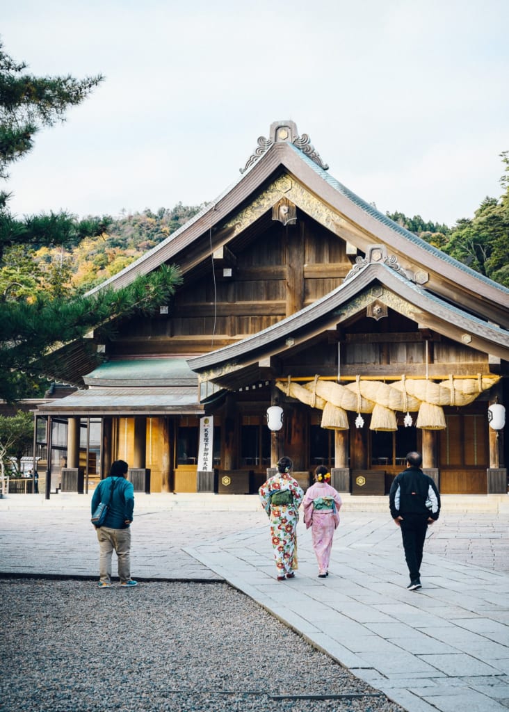 Parte principal del santuario Izumo Taisha