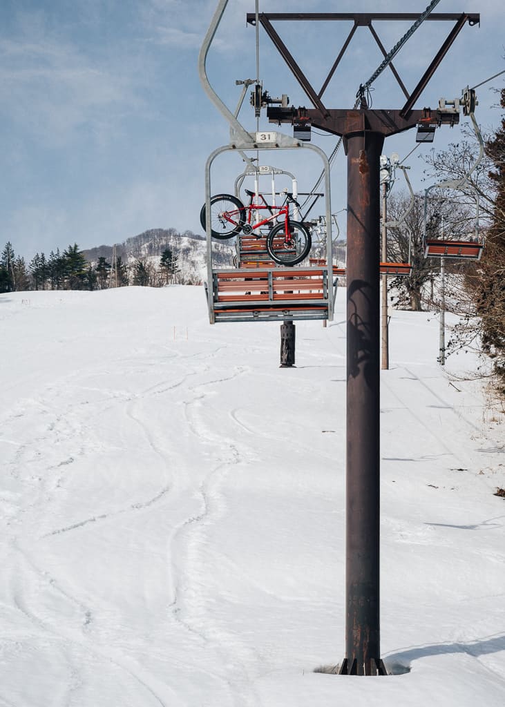 Vista de la bici desde mi silla