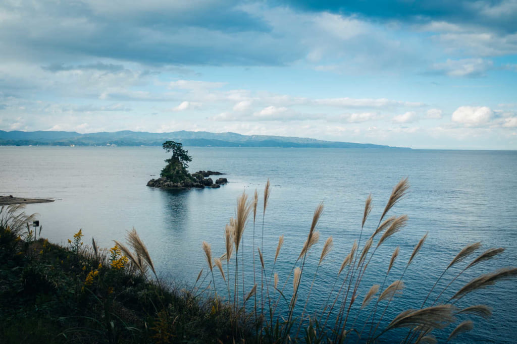 La playa Amaharashi, otorgada como una de las 100 mejores playas en Japón.