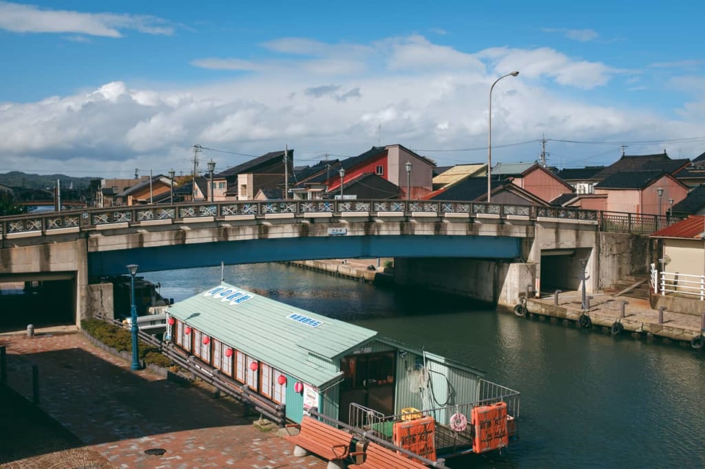 The Uchikawa district of Takaoka city is the "Little Venice of Japan"