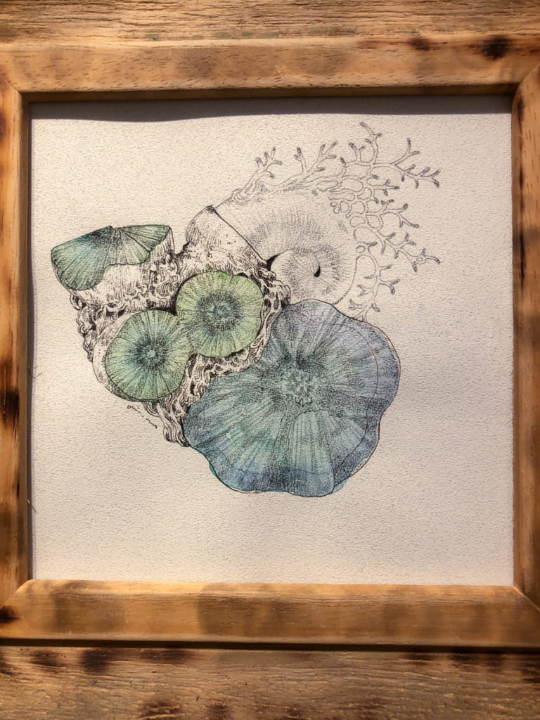 cuadro en galeria de arte en Nakazakicho