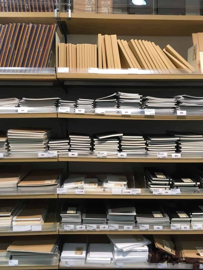Agendas en Muji, Tokio, Japón