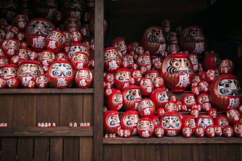 Templo Katsuo-ji, hogar de los Daruma Vencedores