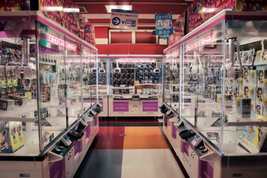 Los ufo Catchers en Den Den Town