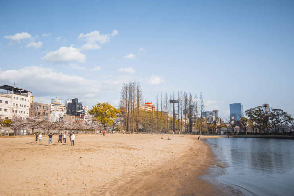 playa artificial de sakuranomiya