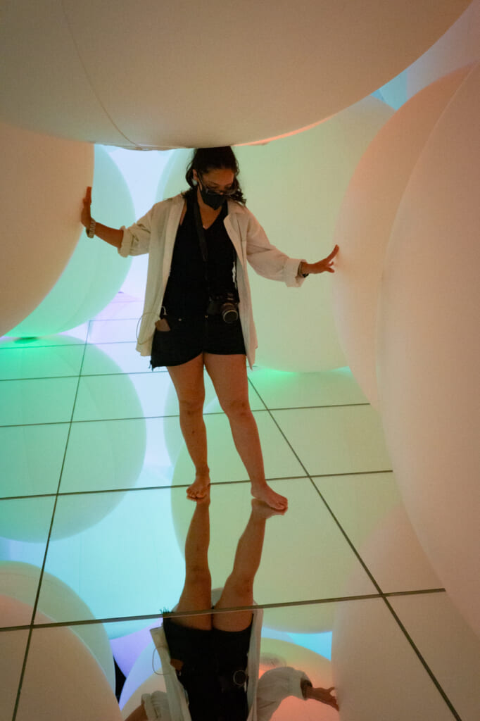 luz blanca en esta sala de luces