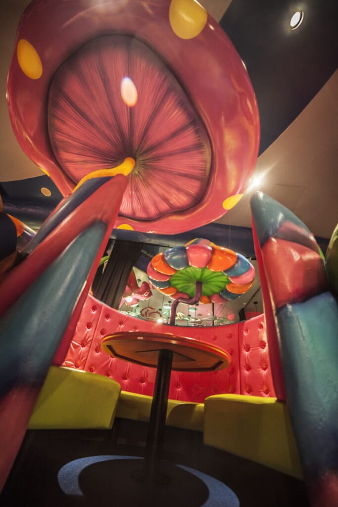 Asientos en Mushroom Disco