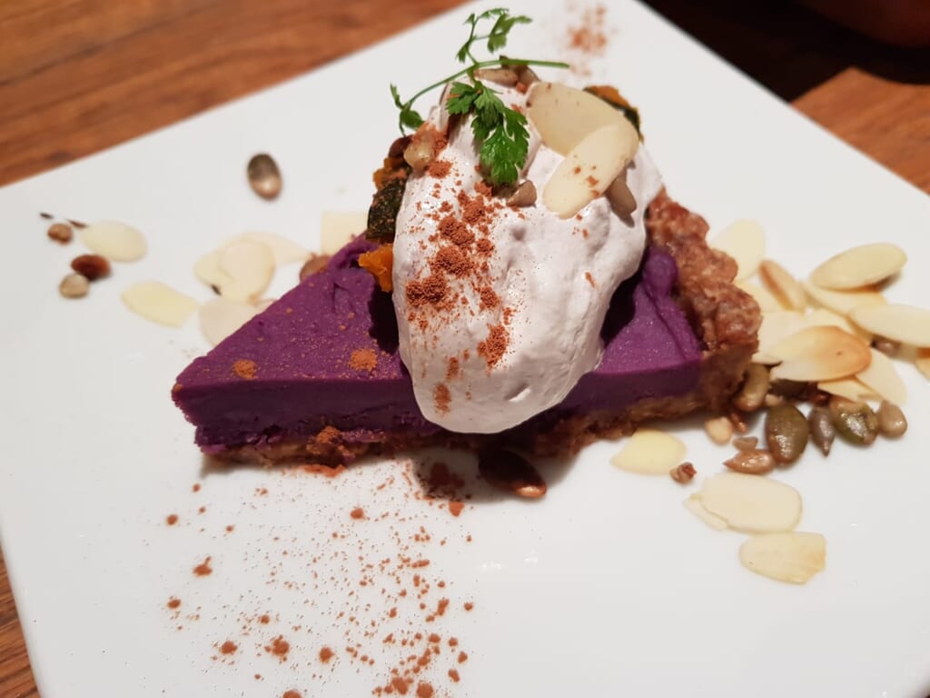 Pastel vegano en Tokio