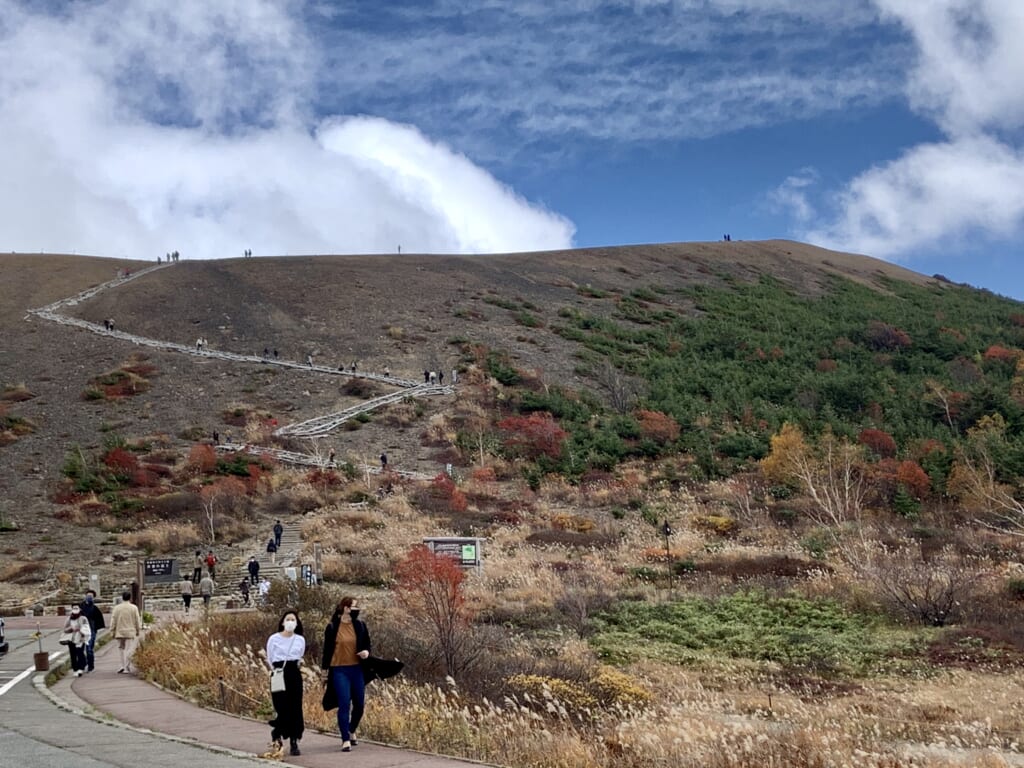 Paisaje otoñal en Fukushima