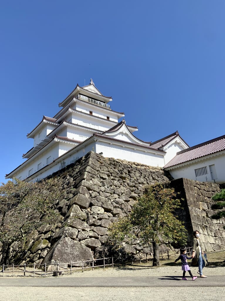 Un castillo en la prefectura de Fukushima