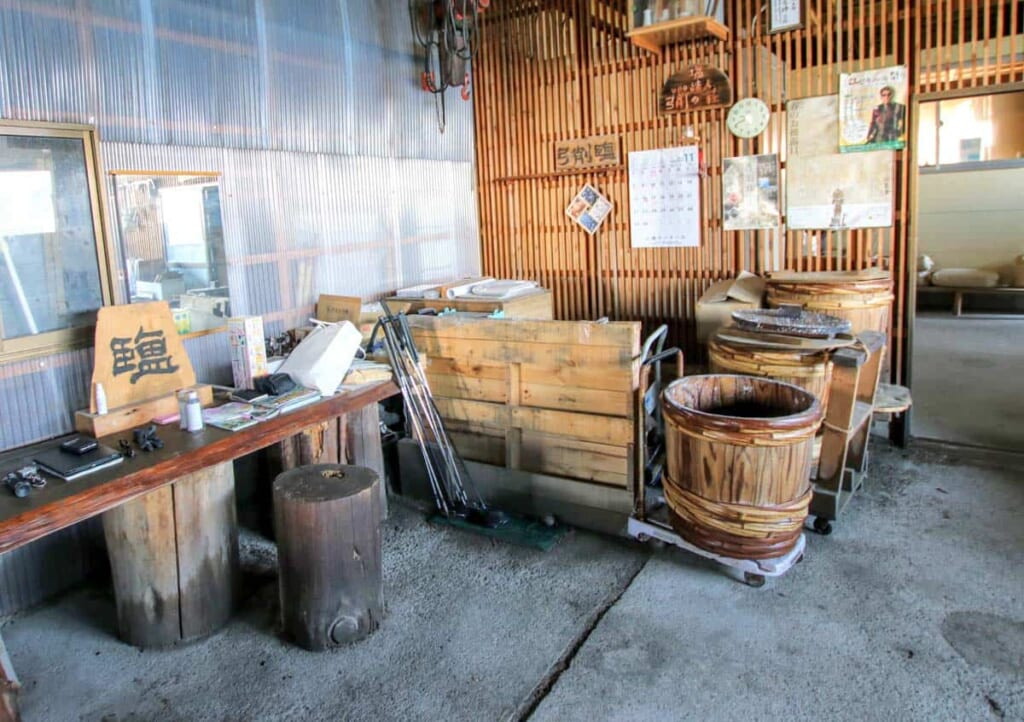 Las herramientas utilizadas para la técnica de la obtención de sal