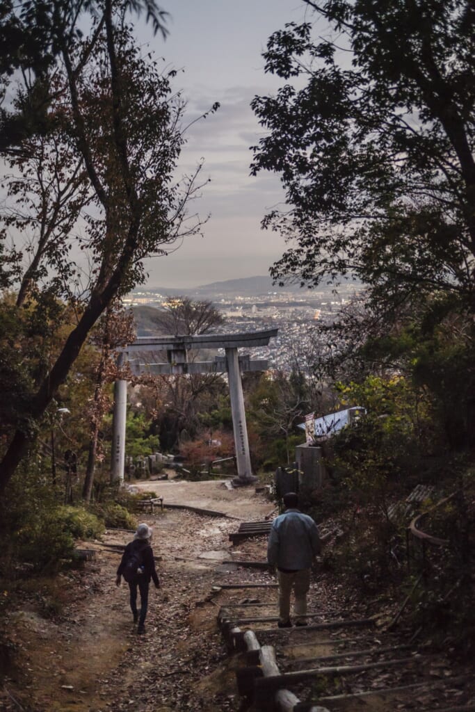 Vistas desde la cima del monte Tennozan