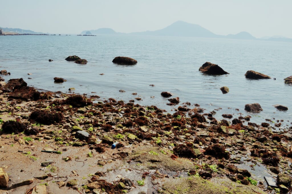 Playa de Matsuyama en Shikoku
