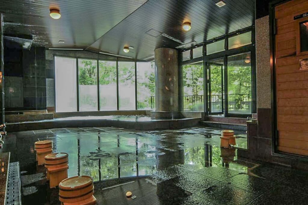 Sumérgete en las aguas naturales de los onsen en el ryokan de Nakatsugawa 