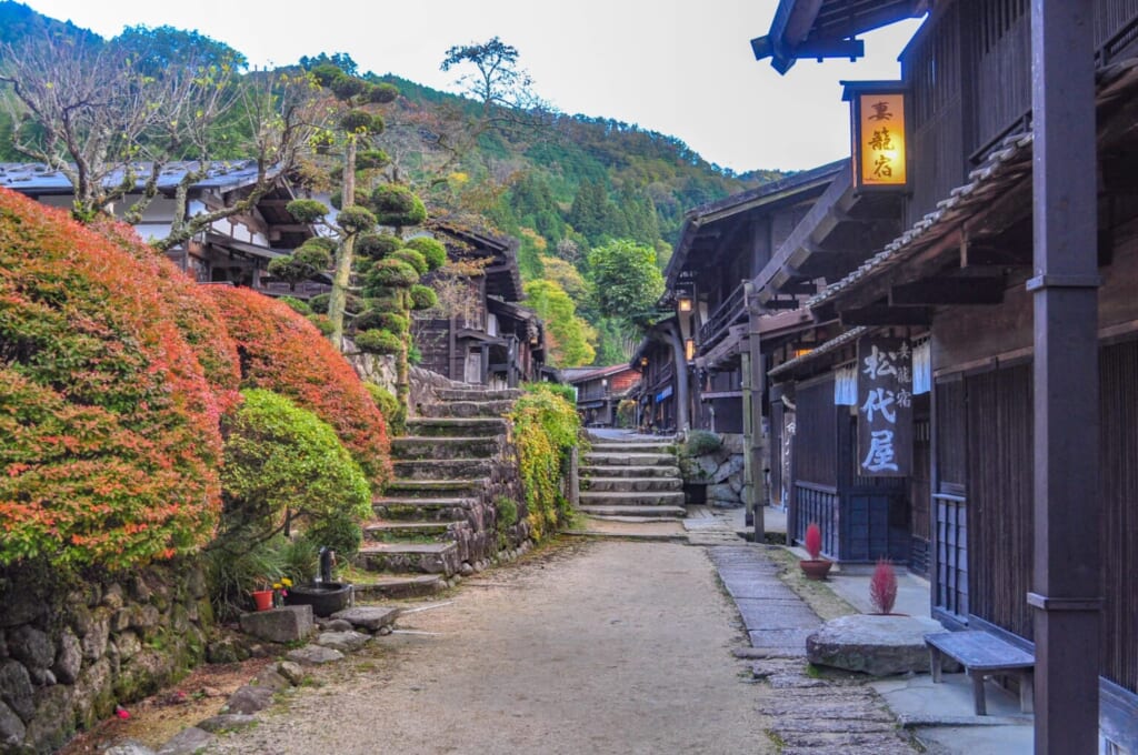 Calles en Tsumago Juku