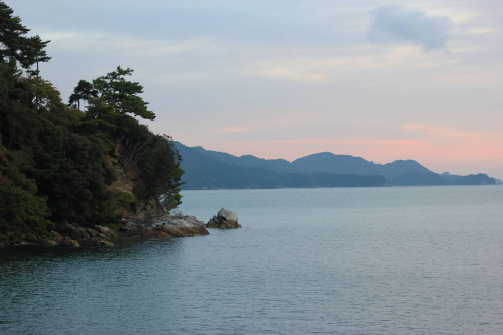 Las vistas de la bahía desde el hotel