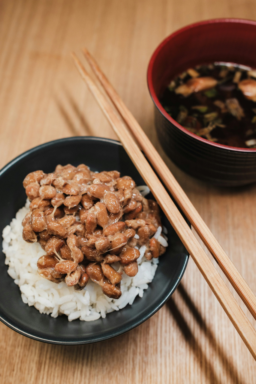 Un plato de Natto