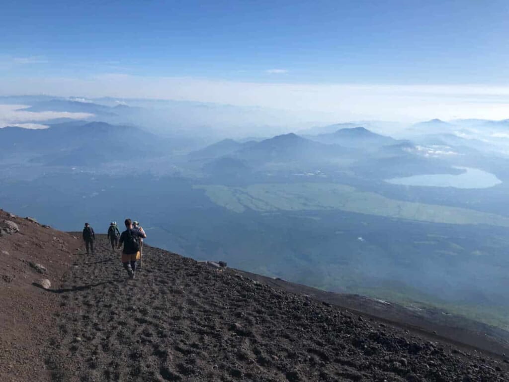 Descenso del Monte Fuji