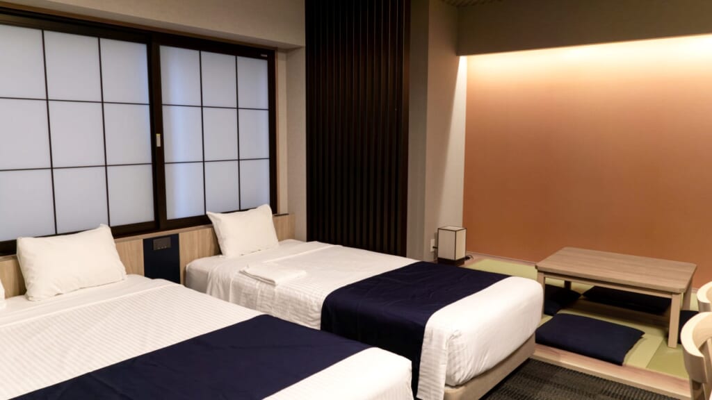 Dos camas en el hotel Monday Apart Premium