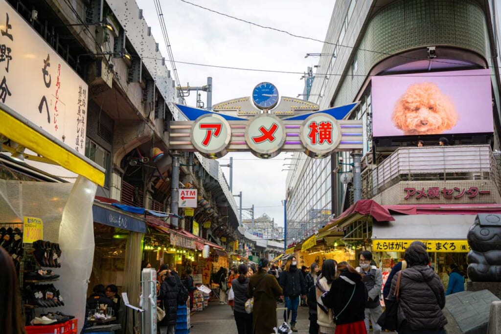 Plano general del mercado de Ameyoko