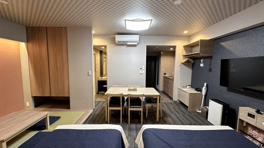 Imagen general de un apartahotel en Tokio