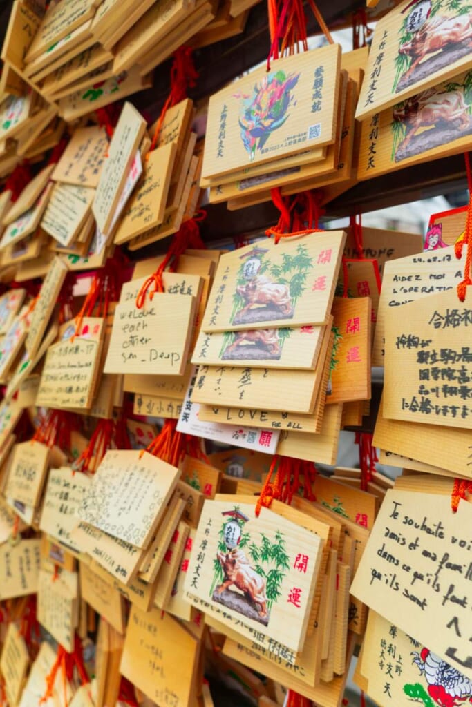 Ema del santuario Tokudaiji