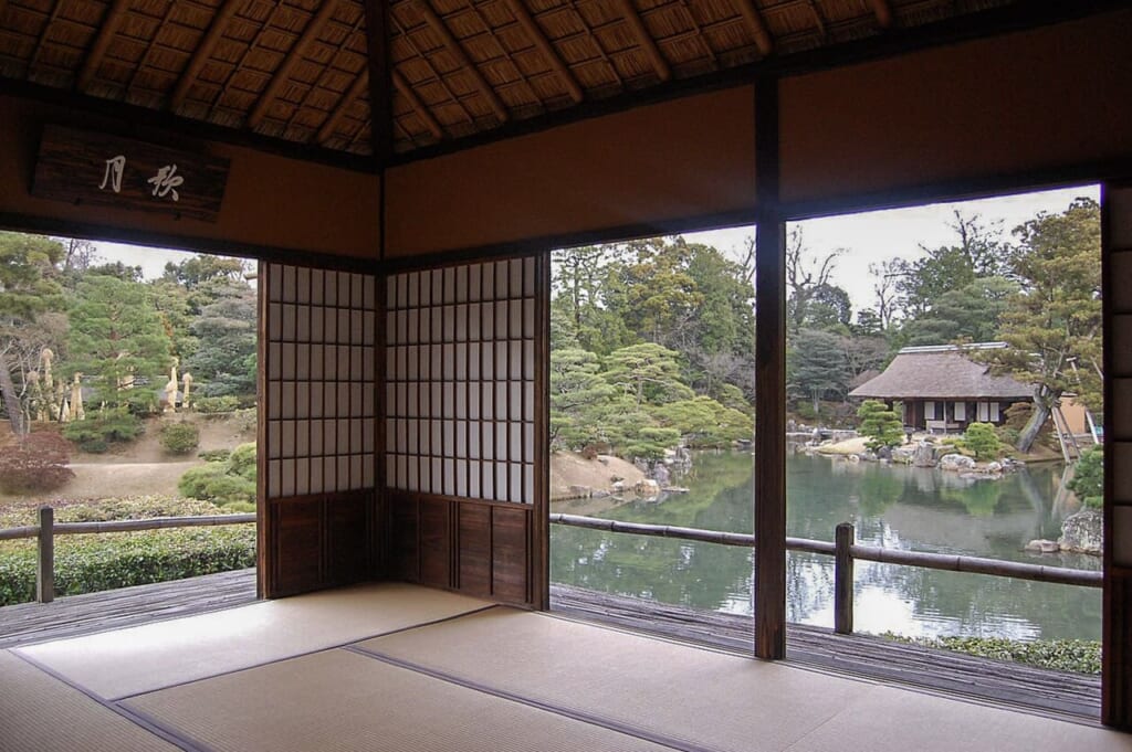 Casa de té Gepparo en Villa Imperial Katsura