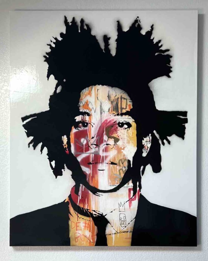 Painting of Jean-Michel Basquiat