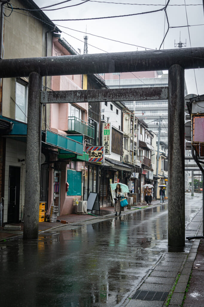 La zona de sakurayama en Morioka