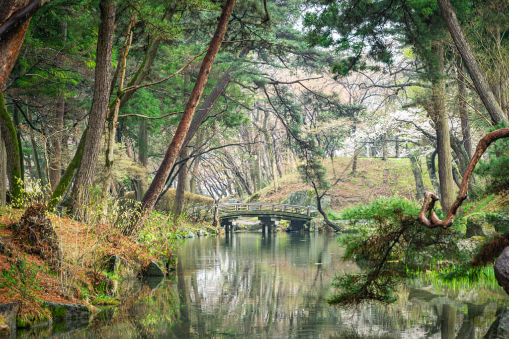 Un jardín en Morioka